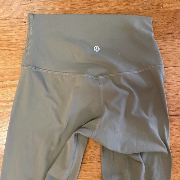 Lululemon Align HR Yoga Running Outdoor Rosemary Green Pants - Picture 7 of 9